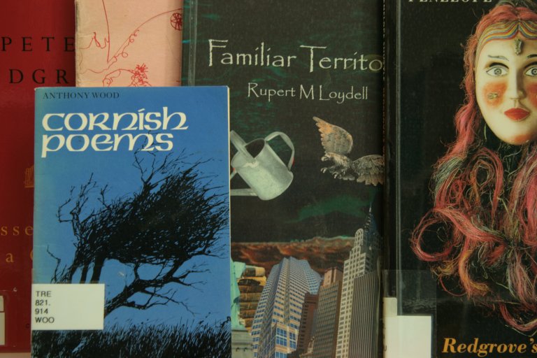 Covers of titles from the Cornish Poetry Collection