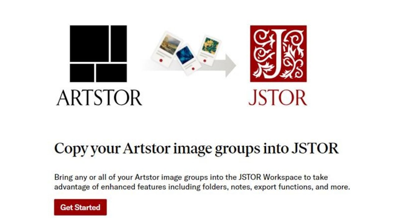 Artstor to JSTOR graphic