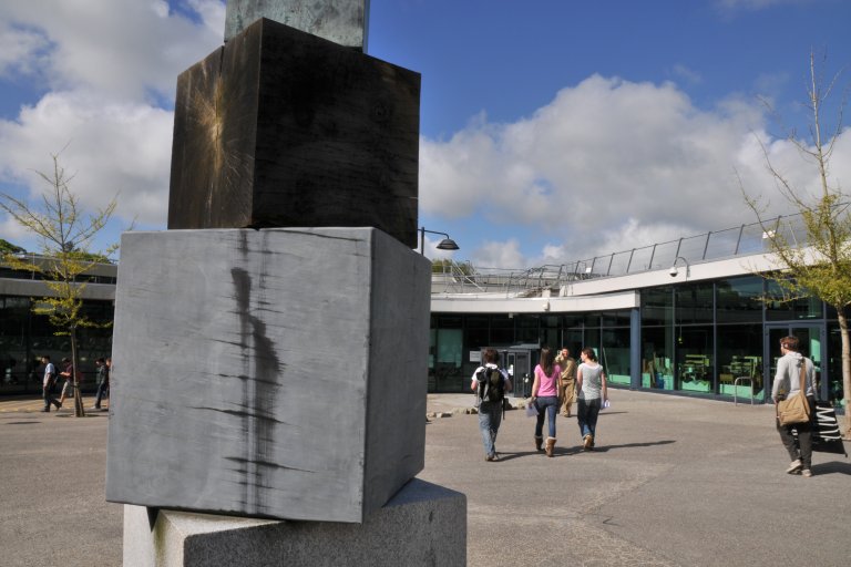 sculpture on Penryn campus