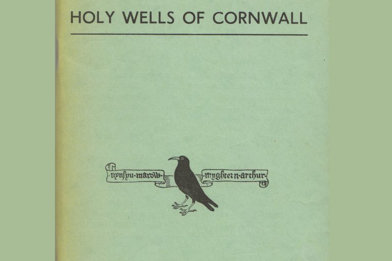 Cover of Holy Wells of Cornwall by Alfred Lane-Davies