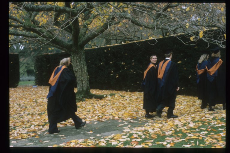 Students at Graduation Dartington College of Arts