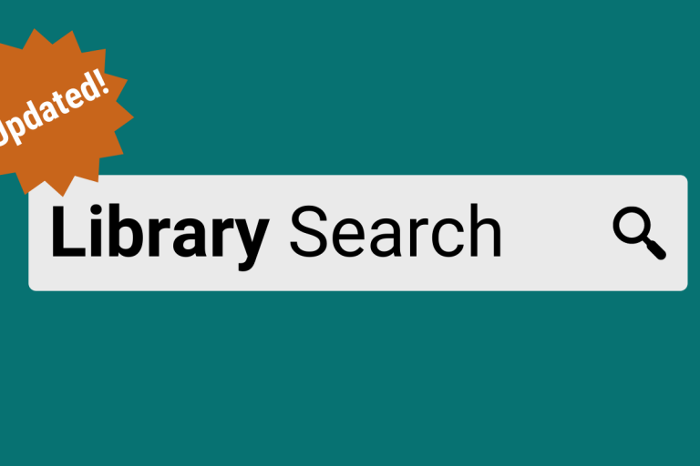 Library Search has been updated hero image