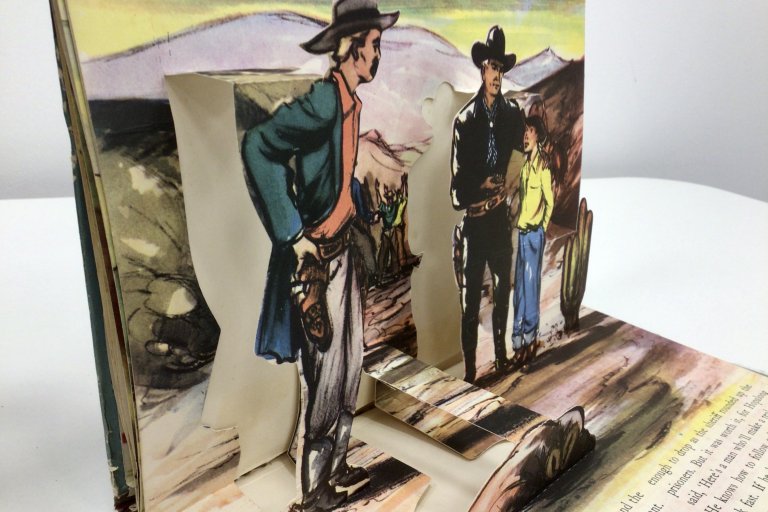 Pop up Cowboy book - Bill Douglas Collection
